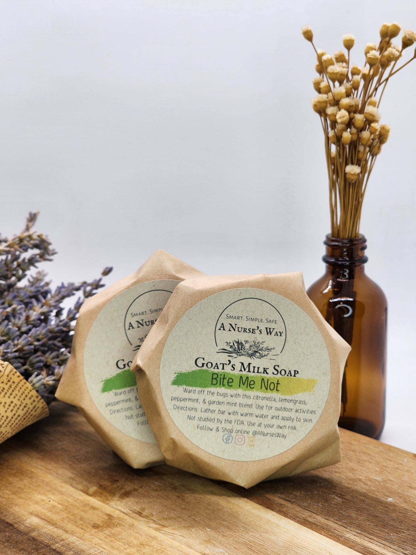 Bite Me Not (Mosquito Repellant) Goat's Milk Soap