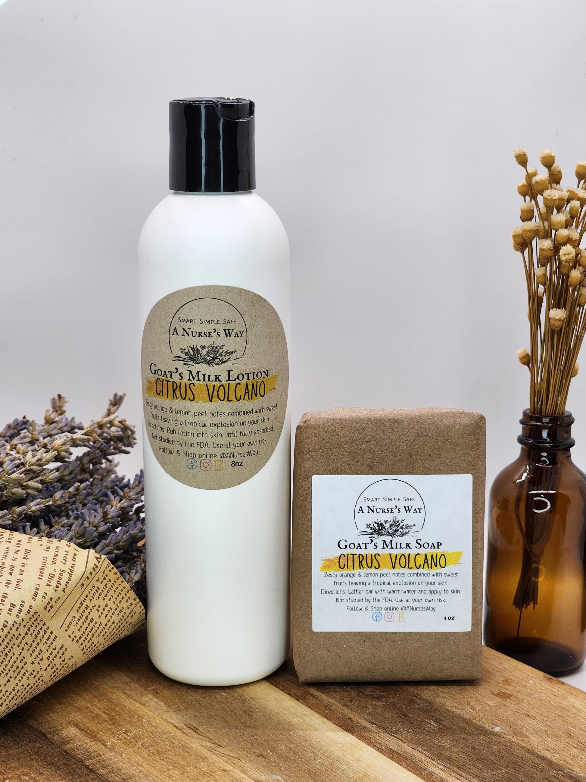 Citrus Volcano Goat's Milk Soap & Lotion
