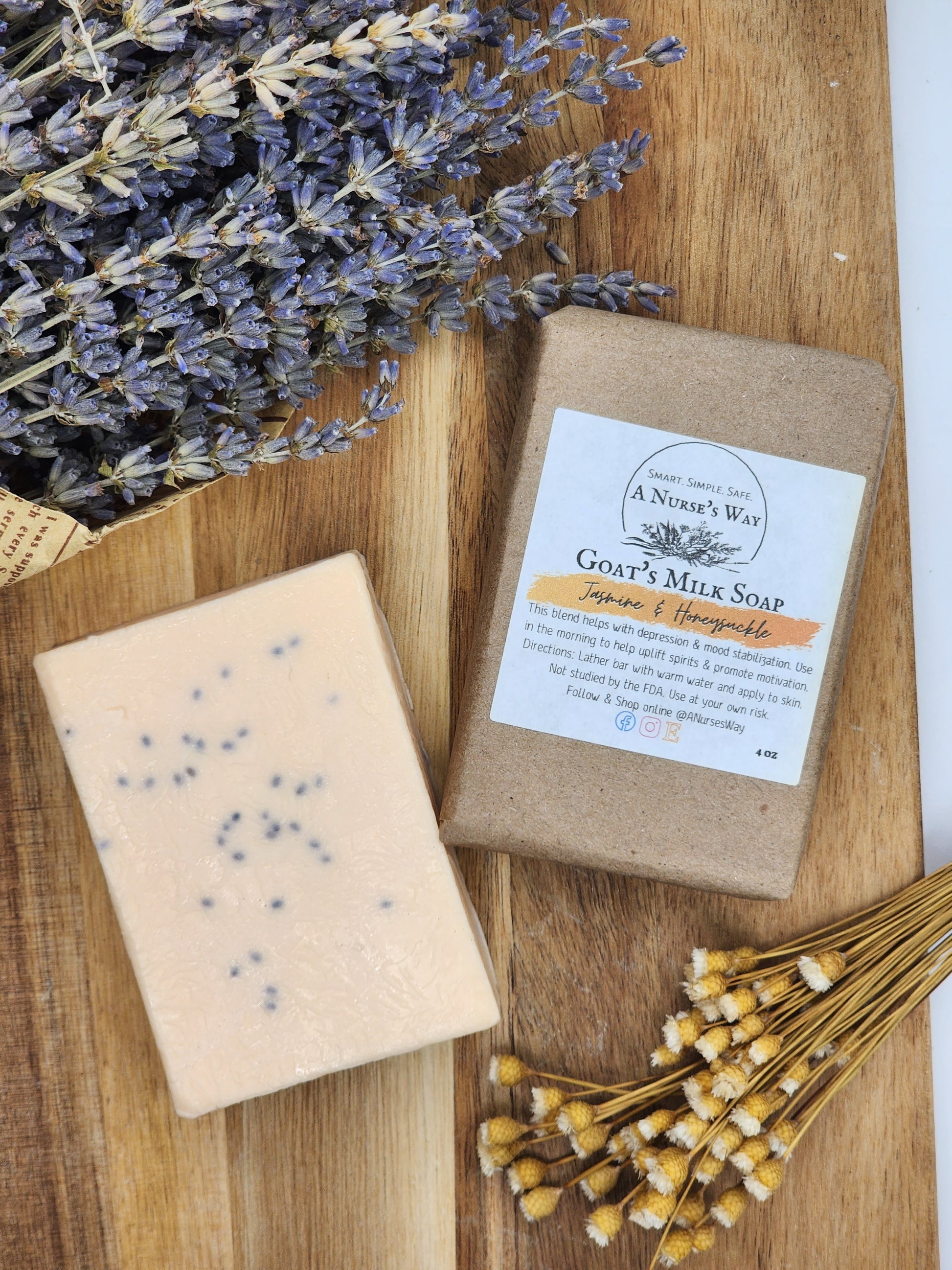 Jasmine & Honeysuckle Goat's Milk Soap & Lotion