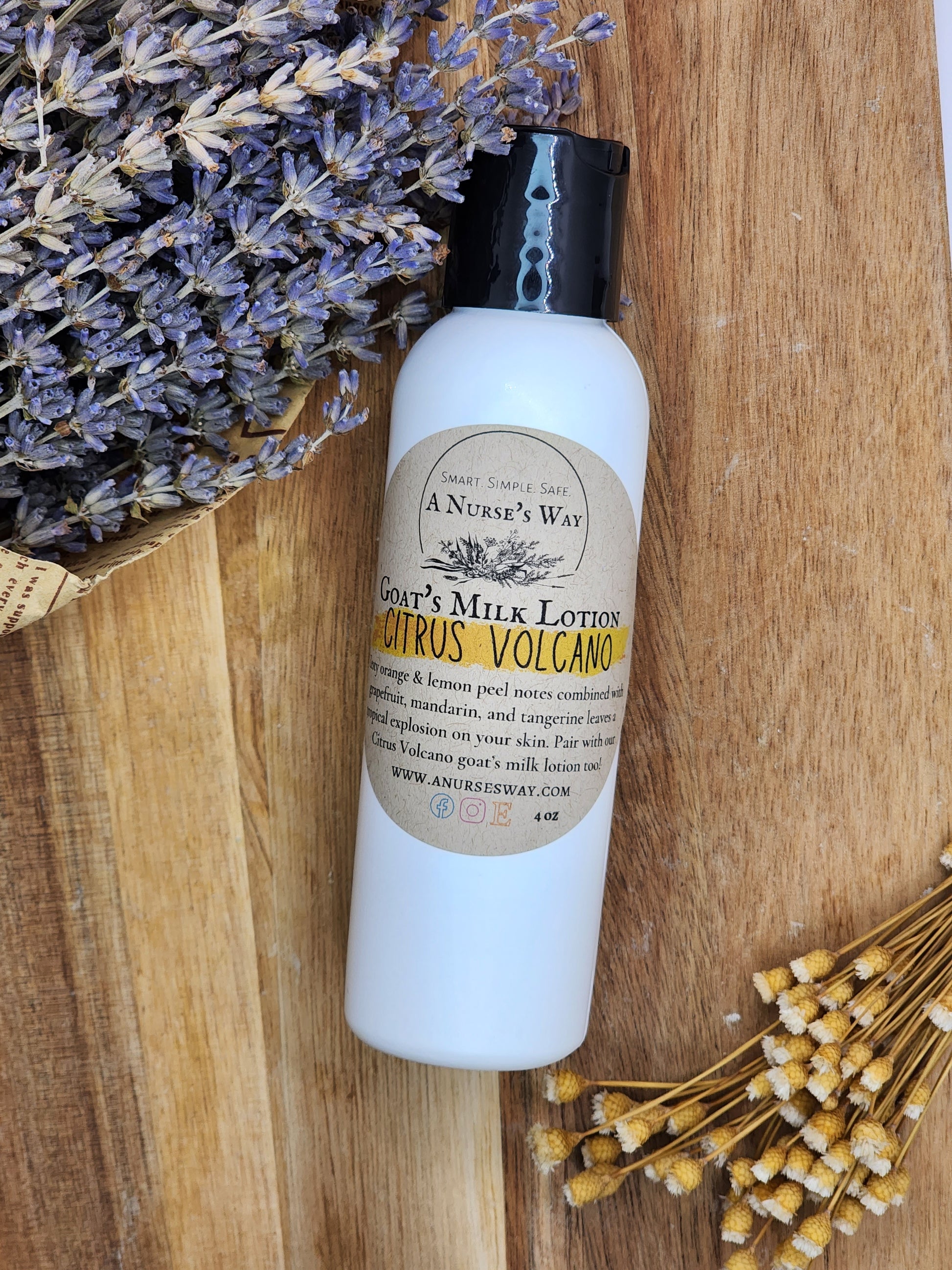 Citrus Volcano Goat's Milk Soap & Lotion