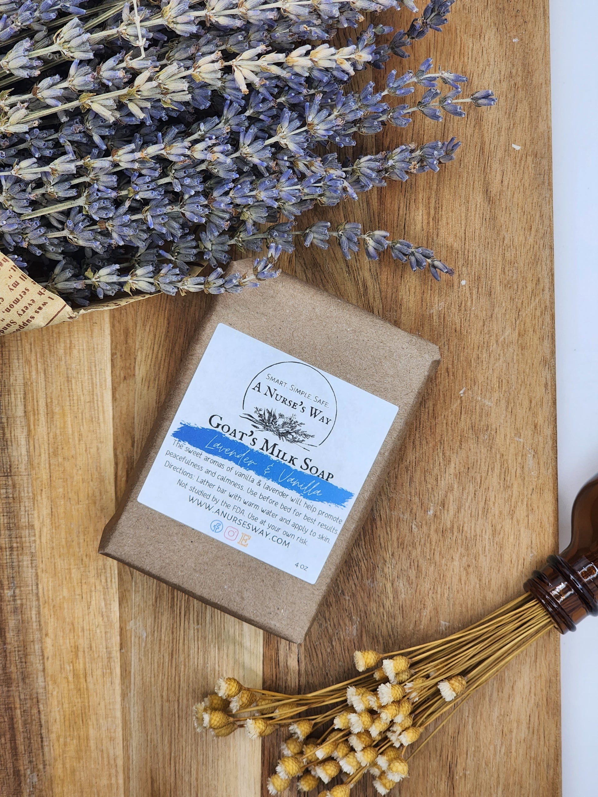 Vanilla & Lavender Goat's Milk Soap & Lotion