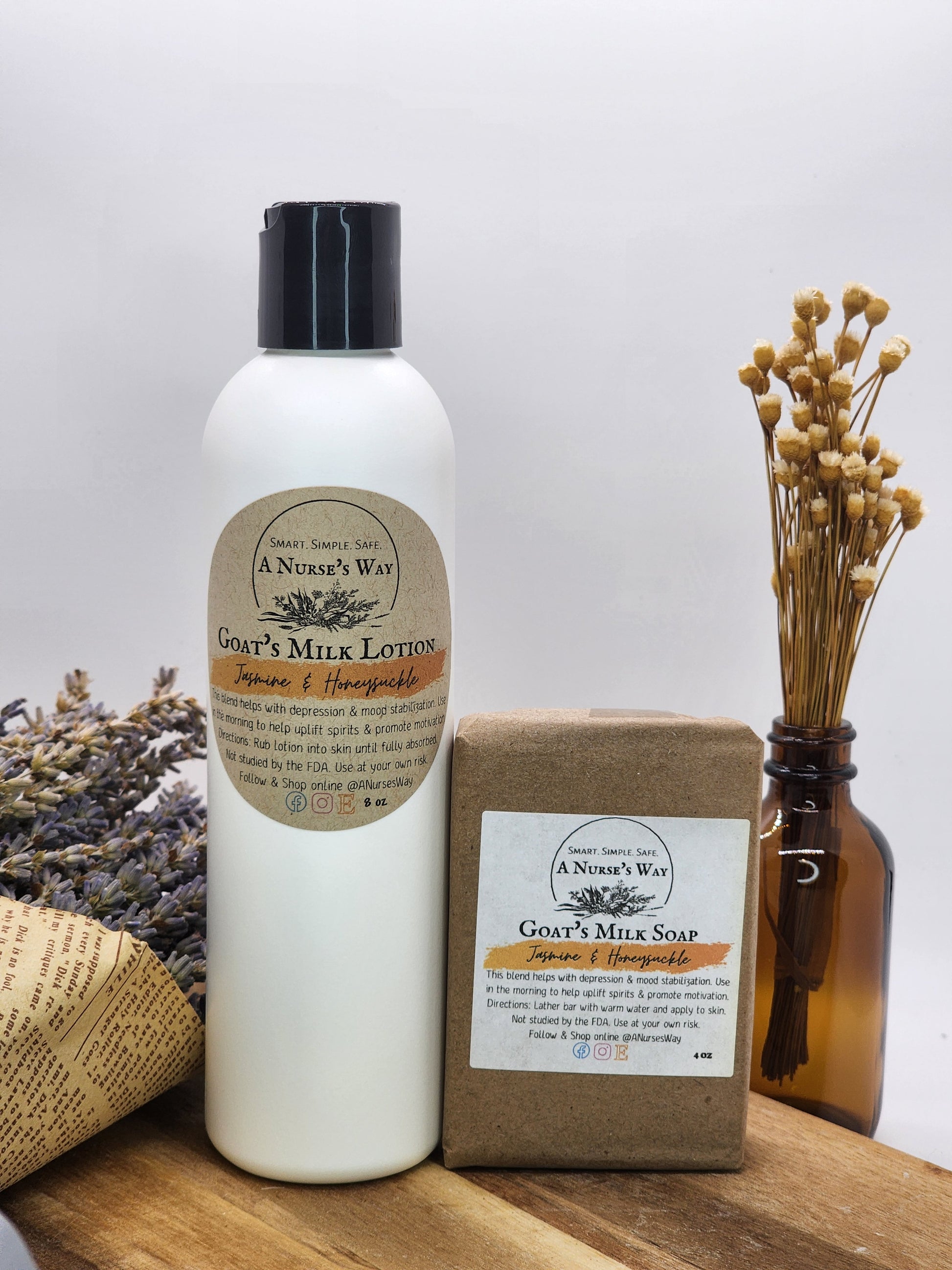 Jasmine & Honeysuckle Goat's Milk Soap & Lotion
