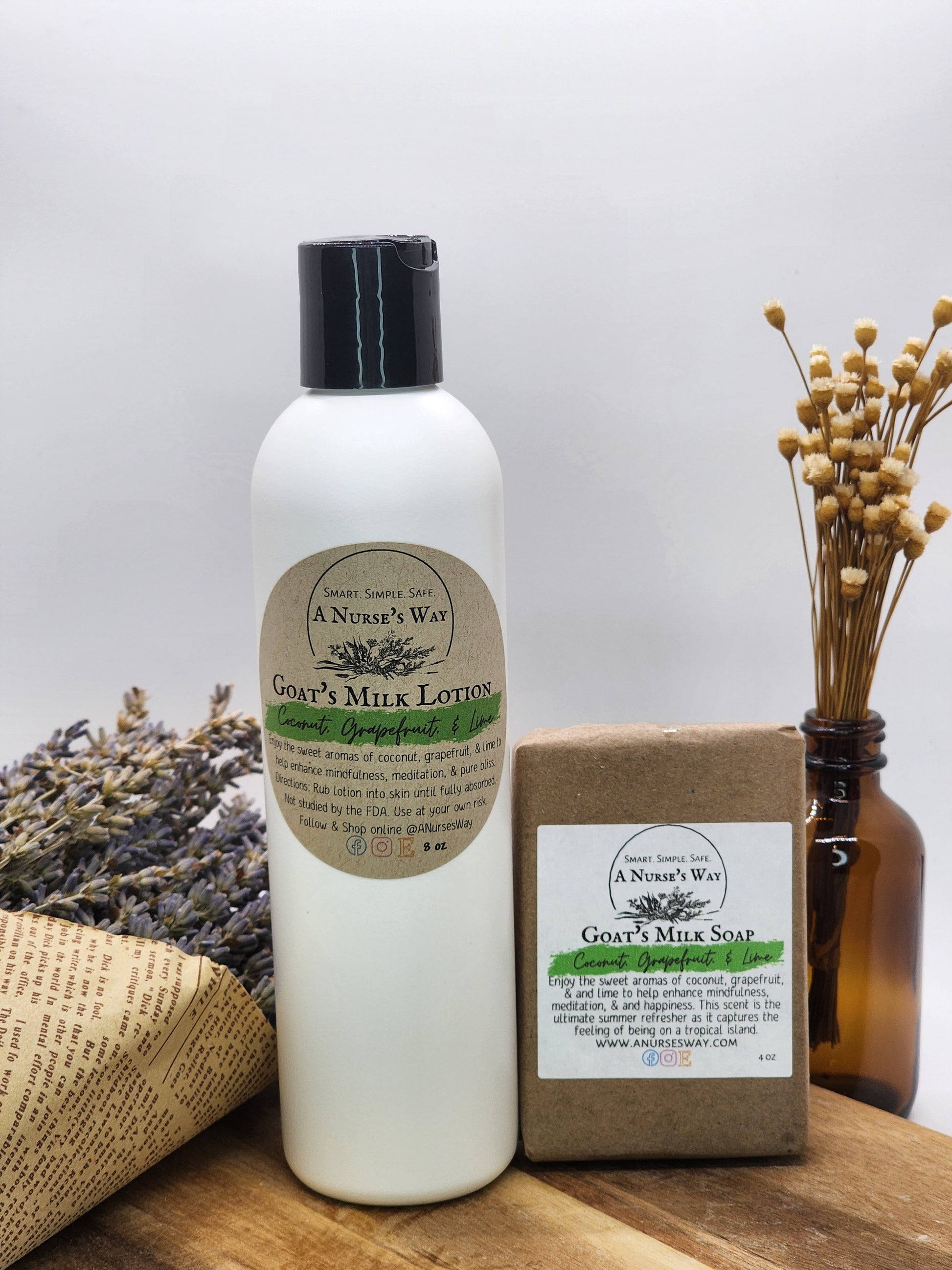 Coconut & Lime Goat's Milk Soap & Lotion