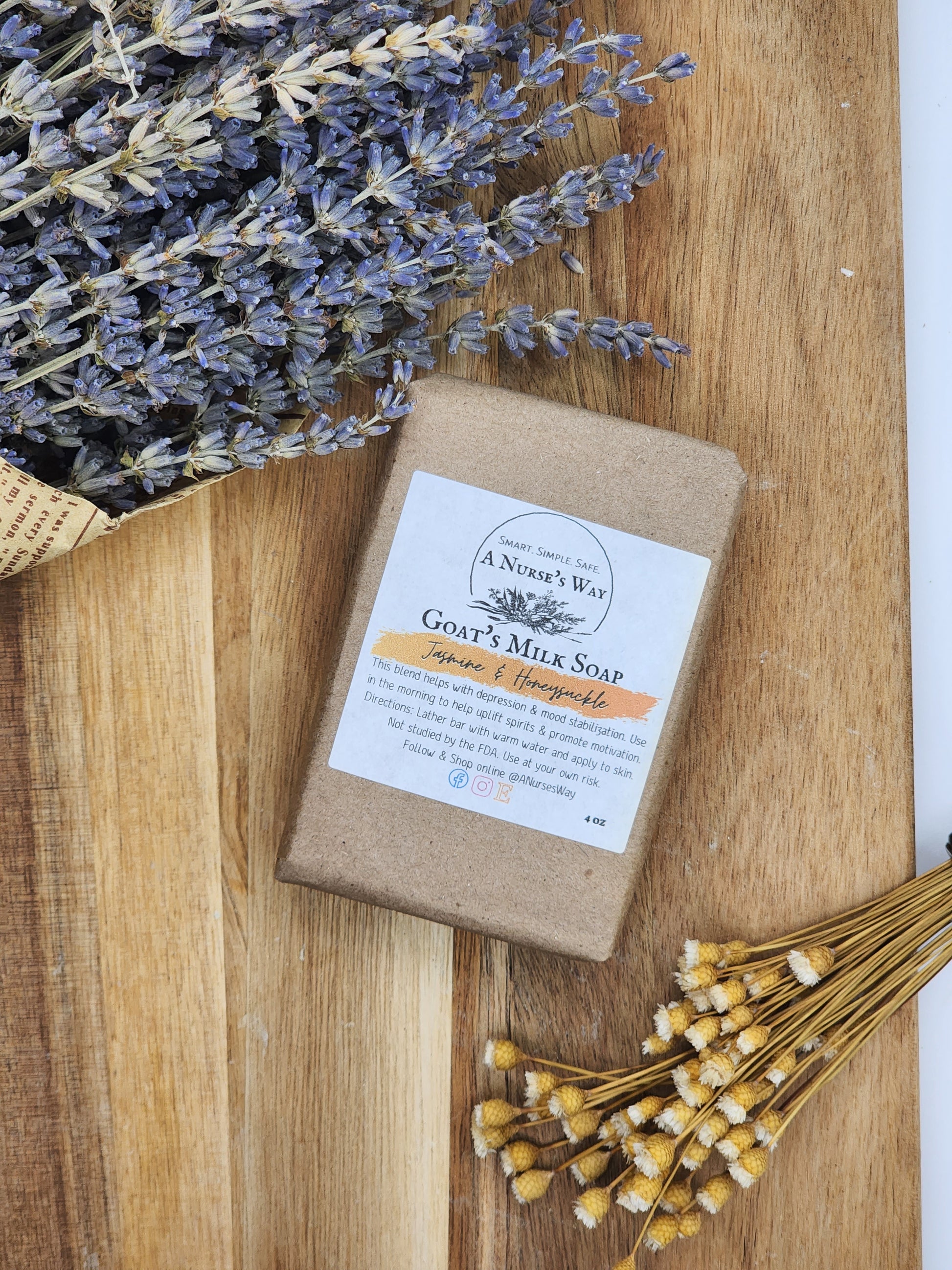 Jasmine & Honeysuckle Goat's Milk Soap & Lotion