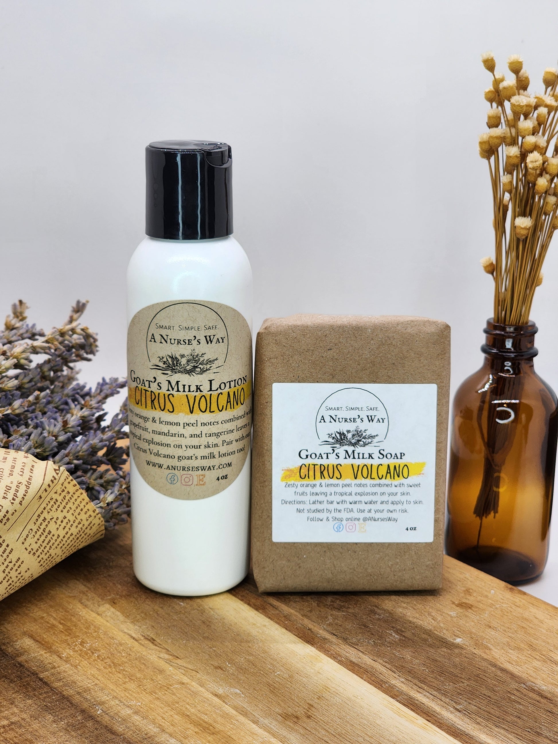 Citrus Volcano Goat's Milk Soap & Lotion