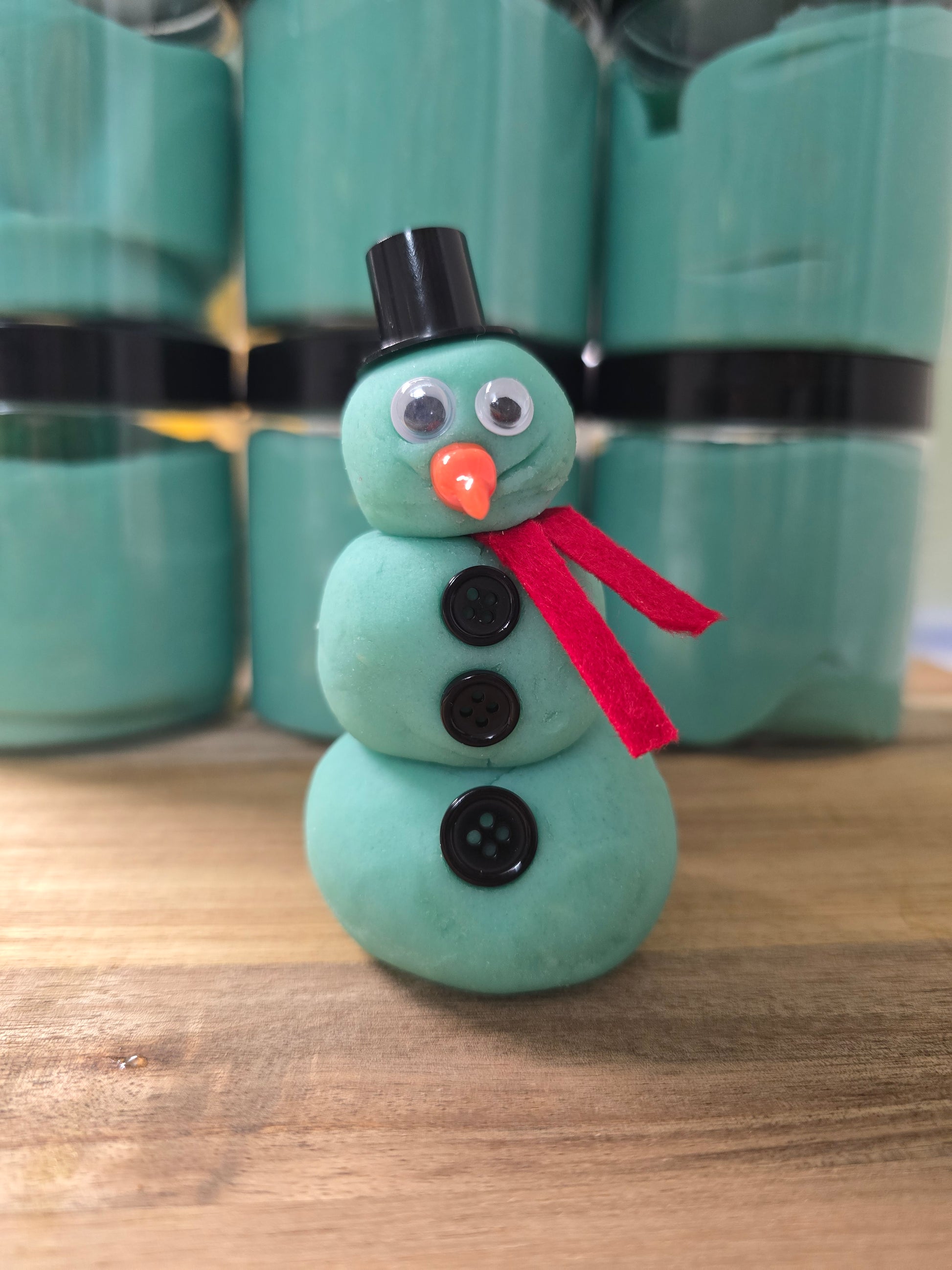 Build-a-Snowman Playdough by Happy Hands