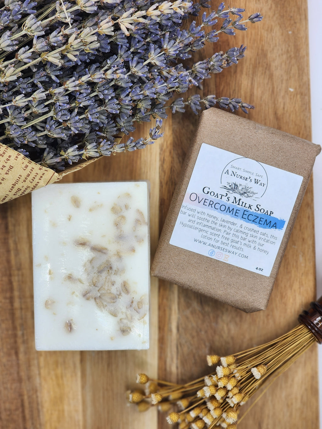 Overcome Eczema Goat's Milk Soap & Lotion (Hypoallergenic)
