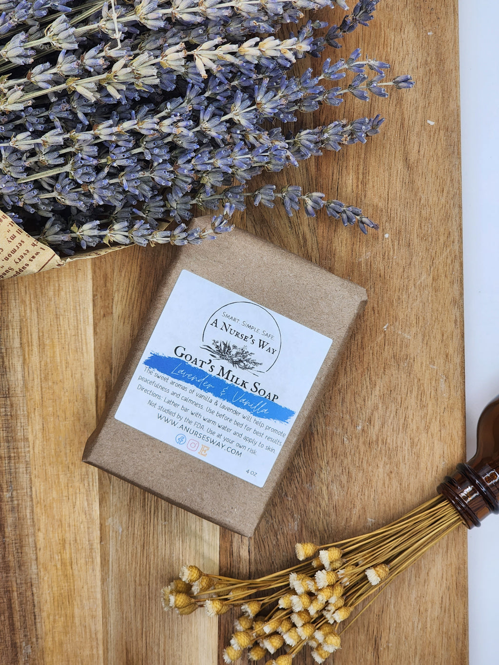 Vanilla & Lavender Goat's Milk Soap & Lotion