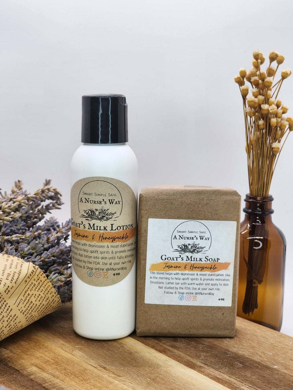 Jasmine & Honeysuckle Goat's Milk Soap & Lotion