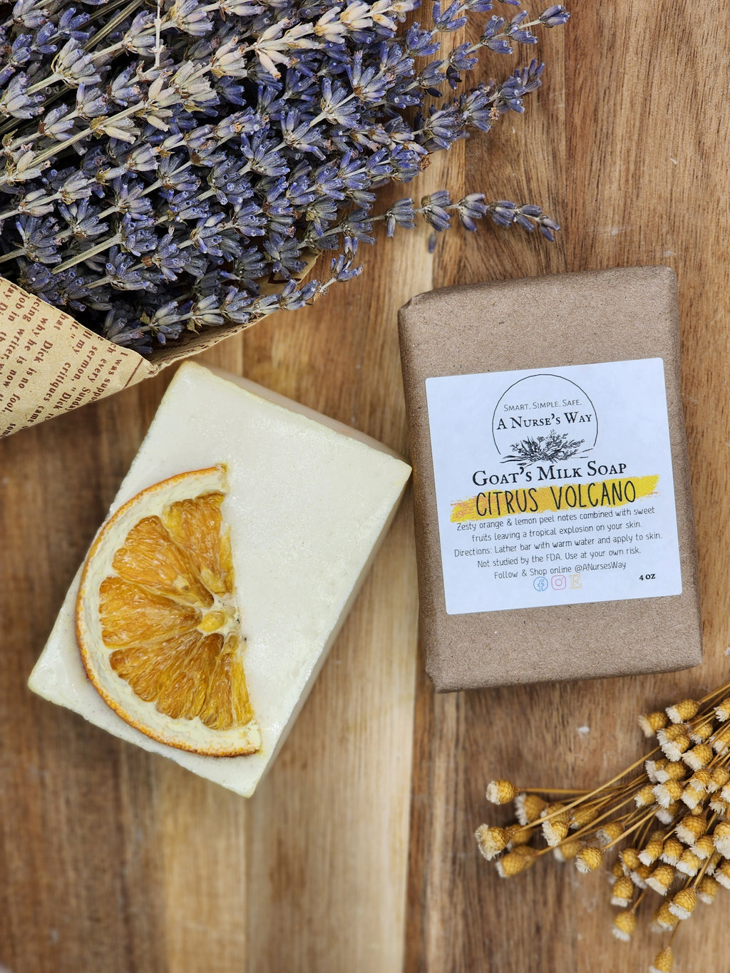 Citrus Volcano Goat's Milk Soap & Lotion