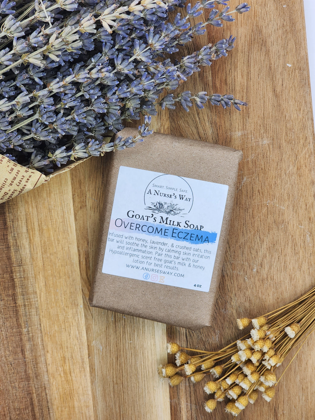 Overcome Eczema Goat's Milk Soap & Lotion (Hypoallergenic)