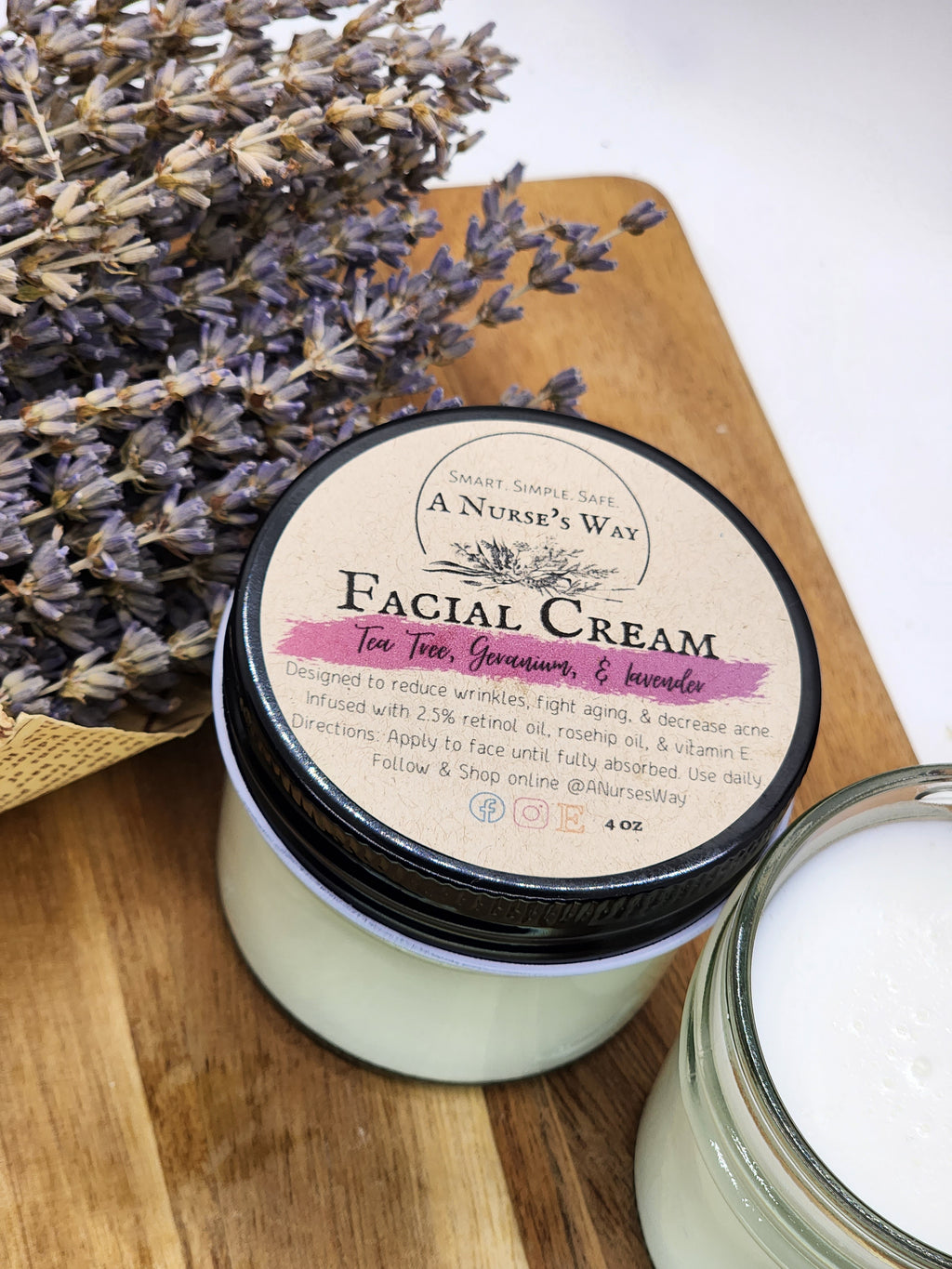 Facial Cream - Anti-Aging/Anti-Wrinkle/Anti-Acne