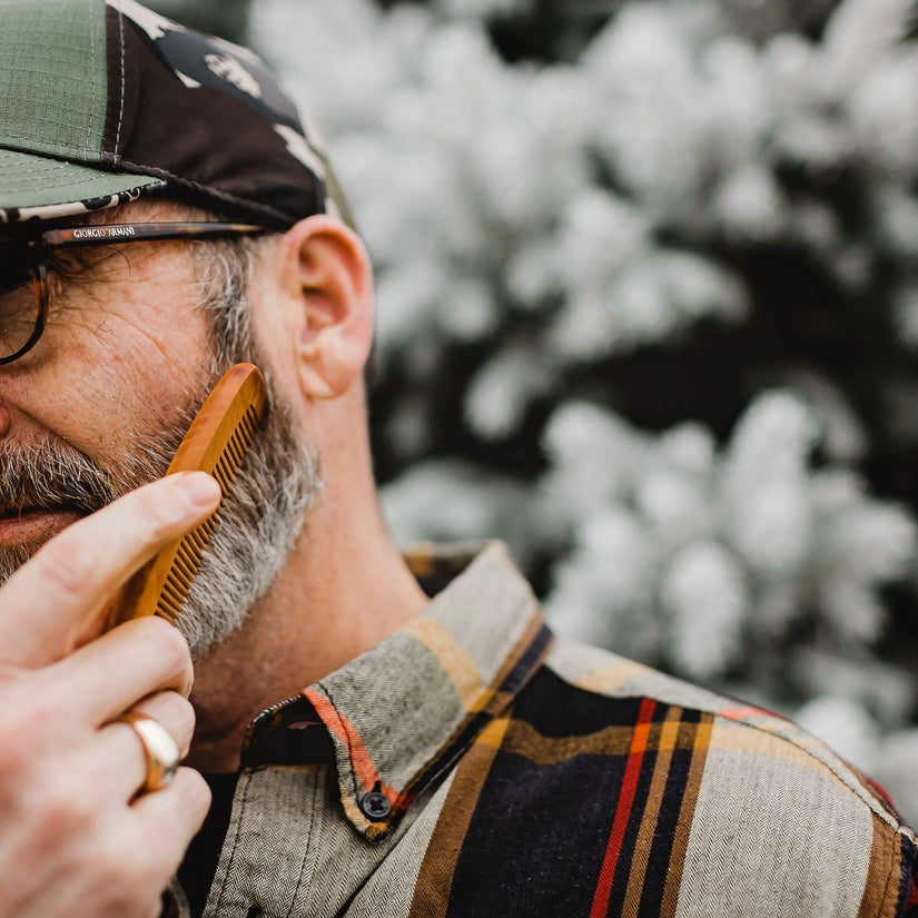 Peachwood Beard Comb