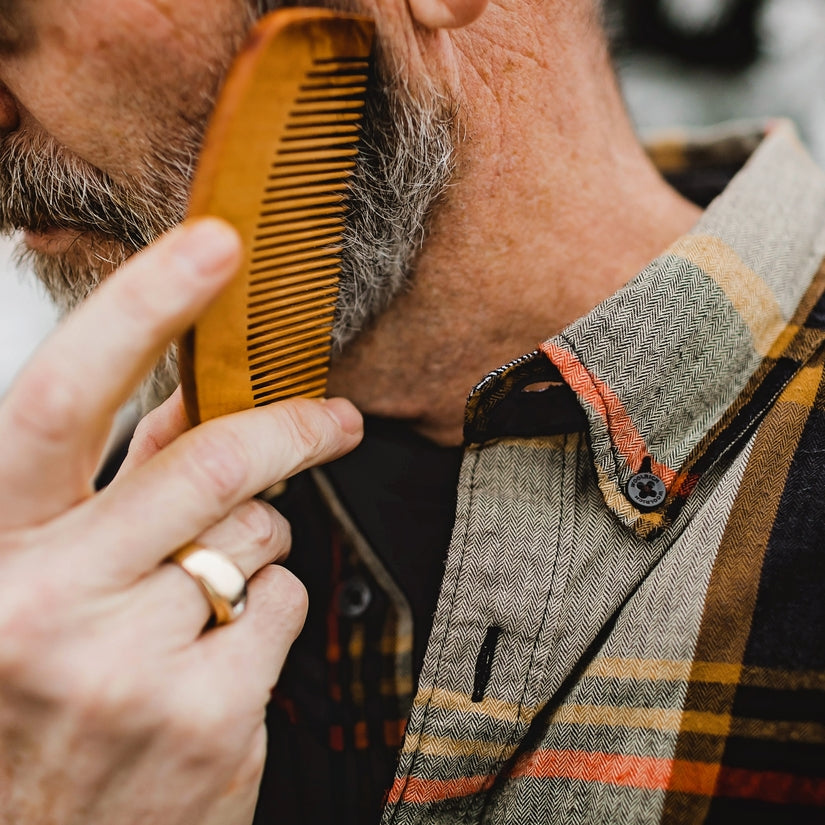 Peachwood Beard Comb
